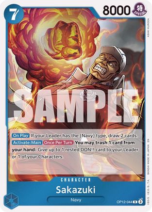 Sakazuki (OP12-044) - Legacy of the Master