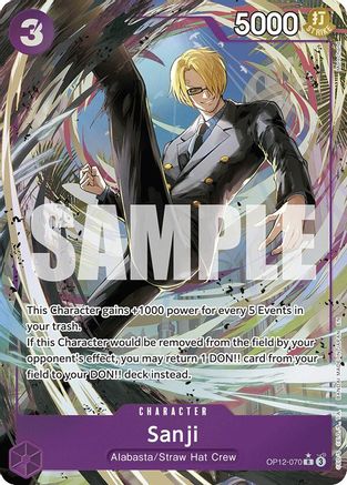 Sanji (070) (Alternate Art) (OP12-070) - Legacy of the Master