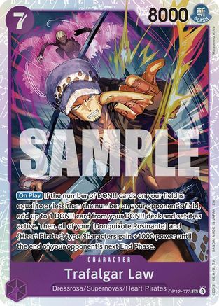 Trafalgar Law (073) (OP12-073) - Legacy of the Master