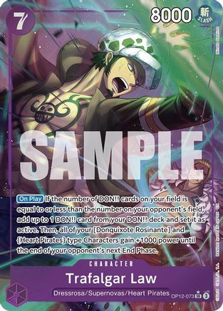 Trafalgar Law (073) (Alternate Art) (OP12-073) - Legacy of the Master