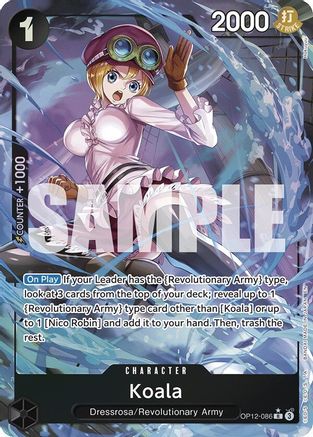 Koala (086) (Alternate Art) (OP12-086) - Legacy of the Master