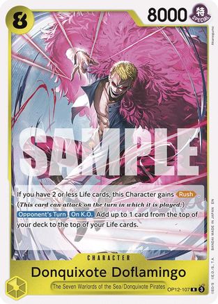 Donquixote Doflamingo (OP12-107) - Legacy of the Master