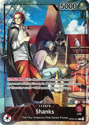 Shanks (2025 PSA Magazine Promo) (OP09-001) - One Piece Promotion Cards
