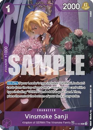 Vinsmoke Sanji (TR) (OP10-063) - Legacy of the Master