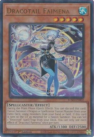 Dracotail Faimena (JUSH-EN002) - Justice Hunters 1st Edition