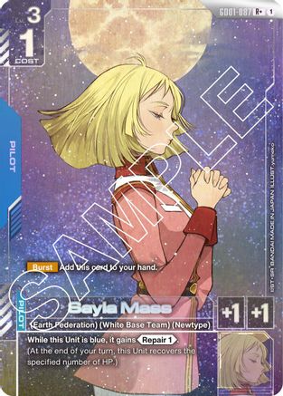 Sayla Mass (R+) (GD01-087) - Newtype Rising Holofoil
