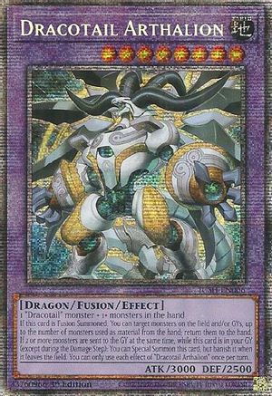 Dracotail Arthalion (Starlight Rare) (JUSH-EN006) - Justice Hunters 1st Edition