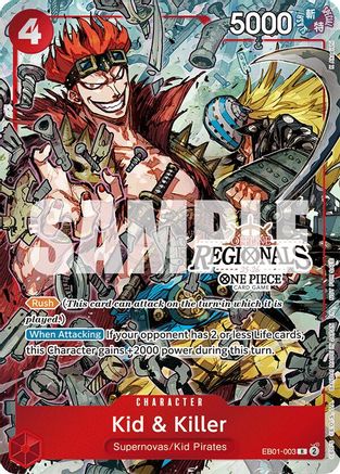 Kid & Killer (Offline Regional Participation Pack 2025 Vol.2) (EB01-003) - One Piece Promotion Cards