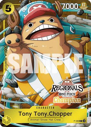 Tony Tony.Chopper (Offline Regional Champion Card Set 2025 Vol.2) (P-089) - One Piece Promotion Cards