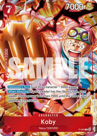 Koby (Event Pack Vol. 7) (P-092) - One Piece Promotion Cards
