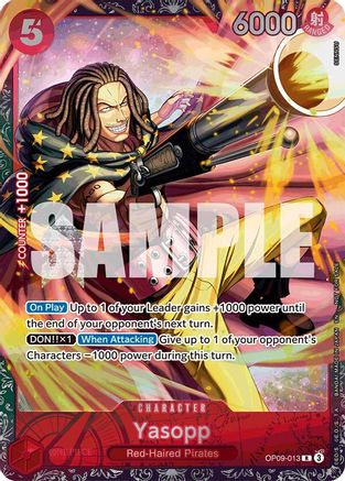 Yasopp (Championship 25-26 Offline Regionals Season 2) (OP09-013) - One Piece Promotion Cards