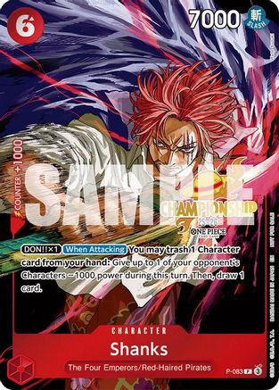 Shanks (CS 25-26 Event Pack) (P-083) - One Piece Promotion Cards