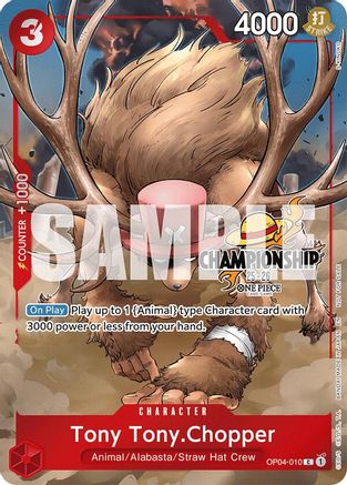 Tony Tony.Chopper (CS 25-26 Celebration Pack) (OP04-010) - One Piece Promotion Cards