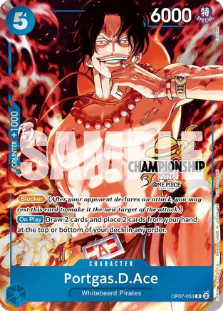 Portgas.D.Ace (CS 25-26 Celebration Pack) (OP07-053) - One Piece Promotion Cards
