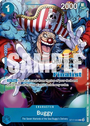 Buggy (CS 25-26 Finalist Card Set 1) (ST17-003) - One Piece Promotion Cards