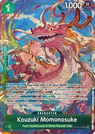 Kouzuki Momonosuke (Premium Card Collection -Best Selection Vol. 4-) (OP10-028) - One Piece Promotion Cards