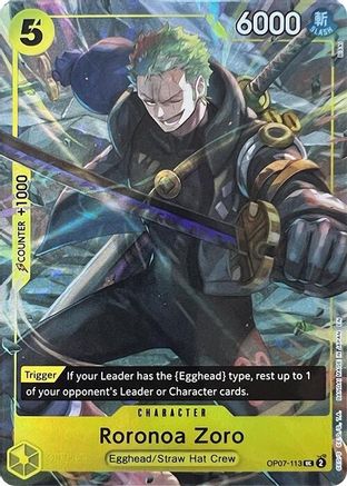 Roronoa Zoro (Illustration Box Vol.3) (OP07-113) - One Piece Promotion Cards