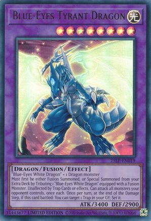 Blue-Eyes Tyrant Dragon (25LP-EN019) - Limited Pack World Championship 2025 Limited