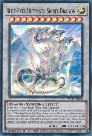 Blue-Eyes Ultimate Spirit Dragon (25LP-EN020) - Limited Pack World Championship 2025 Limited
