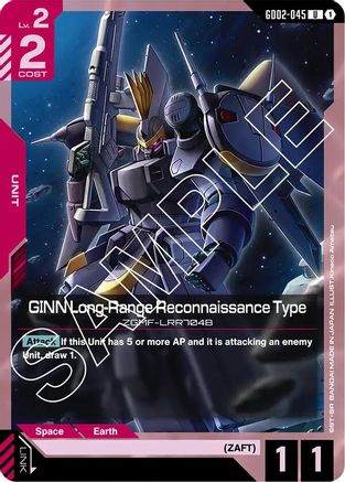 GINN Long-Range Reconnaissance Type (GD02-045) - Dual Impact