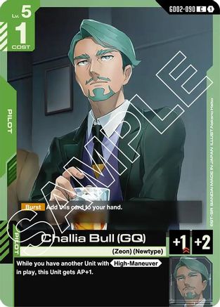 Challia Bull (GQ) (GD02-090) - Dual Impact