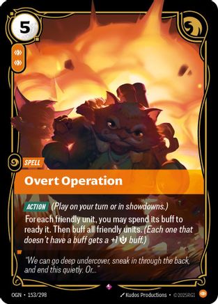 Overt Operation (153/298) - Origins