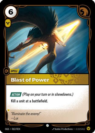 Blast of Power (012/024) - Origins Proving Grounds