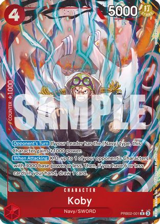Koby (Alternate Art) (PRB02-001) - Premium Booster -The Best- Vol. 2