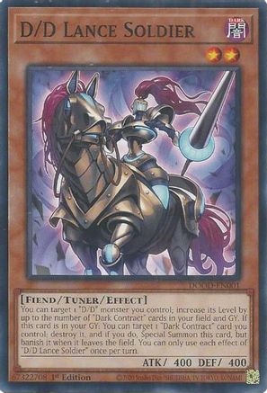 D/D Lance Soldier (DOOD-EN001) - Doom of Dimensions 1st Edition