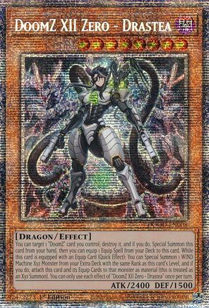 DoomZ XII Zero - Drastea (Starlight Rare) (DOOD-EN008) - Doom of Dimensions 1st Edition