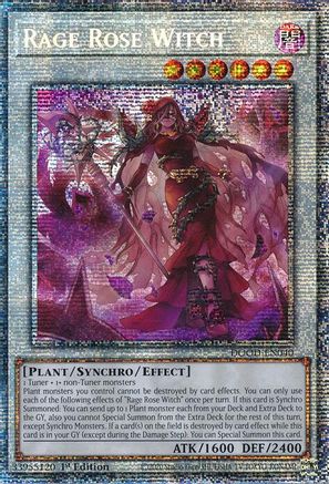 Rage Rose Witch (Starlight Rare) (DOOD-EN040) - Doom of Dimensions 1st Edition