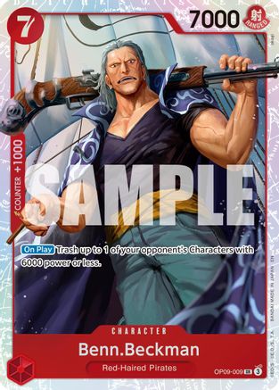 Benn.Beckman (Reprint) (OP09-009) - Premium Booster -The Best- Vol. 2