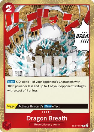 Dragon Breath (Pirate Foil) (OP07-017) - Premium Booster -The Best- Vol. 2