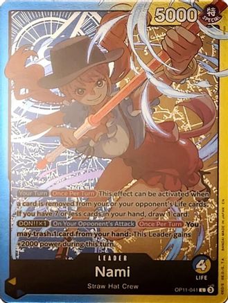 Nami - OP11-041 (Nami Deck) (OP11-041) - Learn Together Deck Set