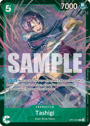 Tashigi (Store Treasure Cup 2025) (OP12-031) - One Piece Promotion Cards