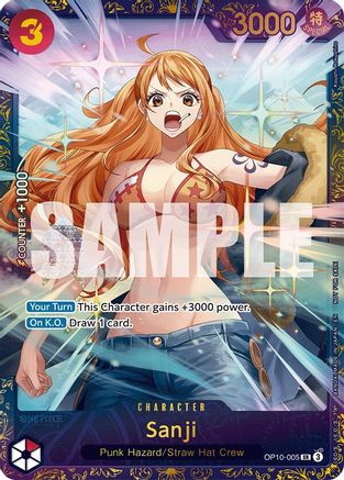Sanji (Treasure Cup 2025) (OP10-005) - One Piece Promotion Cards