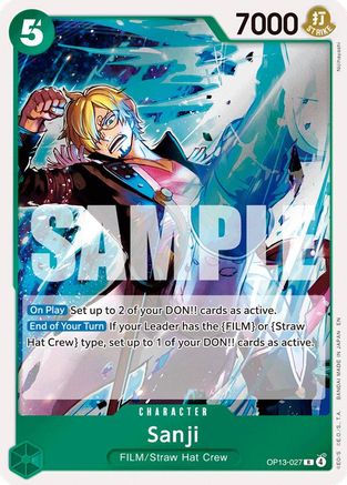 Sanji (OP13-027) - Carrying On His Will