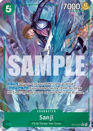 Sanji (Alternate Art) (OP13-027) - Carrying On His Will