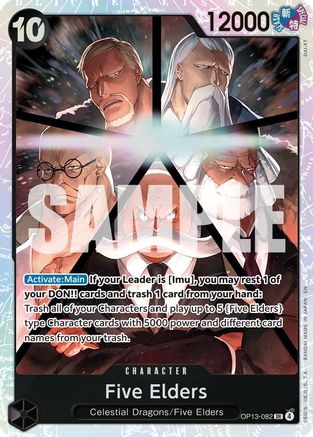 Five Elders (OP13-082) - Carrying On His Will