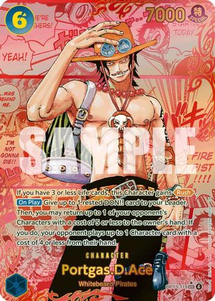 Portgas.D.Ace (119) (3rd Anniversary) (OP13-119) - Carrying On His Will