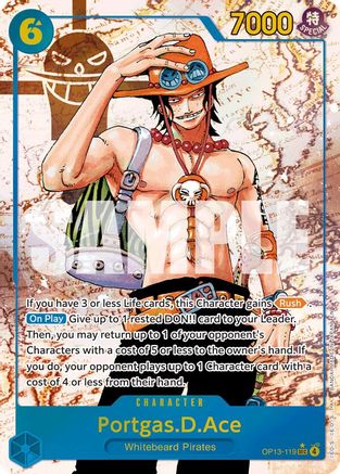 Portgas.D.Ace (119) (Parallel) (OP13-119) - Carrying On His Will