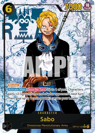 Sabo (120) (Parallel) (OP13-120) - Carrying On His Will
