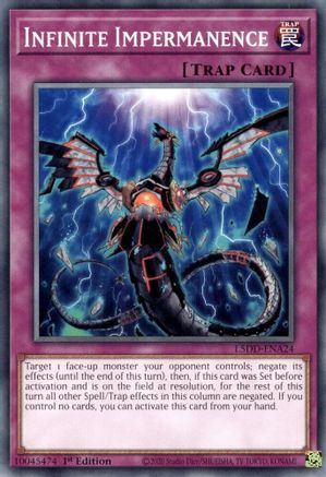 Infinite Impermanence (L5DD-ENA24) - Legendary 5D's Decks 1st Edition