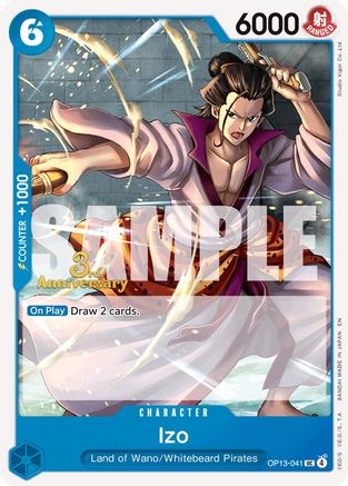 Izo (OP13-041) - Carrying On His Will: 3rd Anniversary Tournament Cards