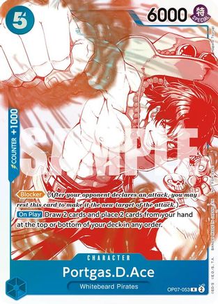 Portgas.D.Ace - OP07-053 (3rd Anniversary Treasure Campaign Pack) (OP07-053) - One Piece Promotion Cards