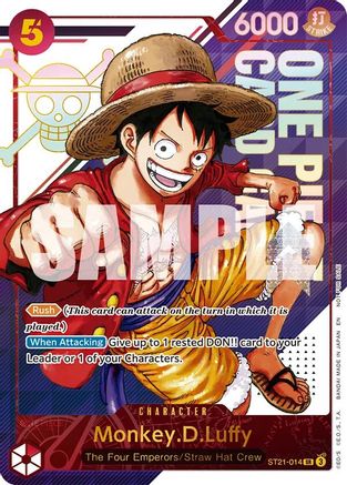Monkey.D.Luffy - ST21-014 (3rd Anniversary Treasure Campaign Pack) (ST21-014) - One Piece Promotion Cards