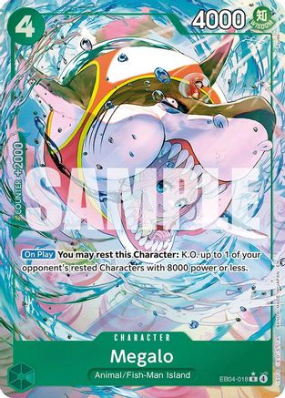 Megalo (Alternate Art) (EB04-018) - The Azure Sea's Seven