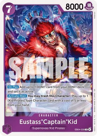 Eustass"Captain"Kid - EB04-039 (EB04-039) - The Azure Sea's Seven