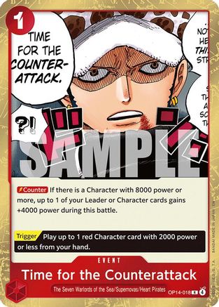 Time for the Counterattack (OP14-018) - The Azure Sea's Seven