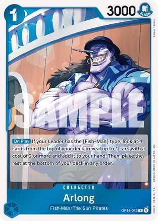 Arlong (OP14-042) - The Azure Sea's Seven